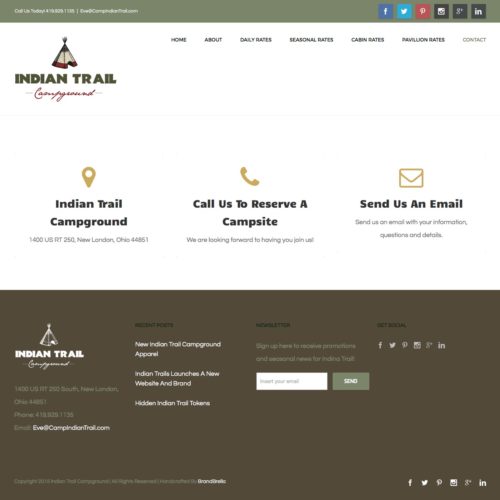 campground-website-design-indian-trail-contact